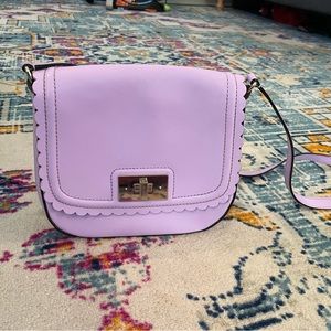 Lavender scallop Kate Spade crossbody